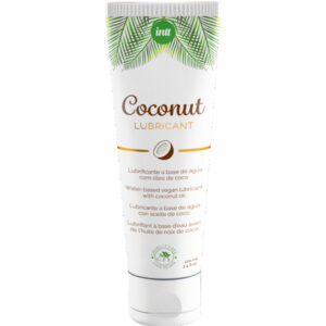 Lubrifiant pe baza de apa unisex Intt Vegan Coconut Lubricant Tube Pack 100 ml parfumat 5600692473929