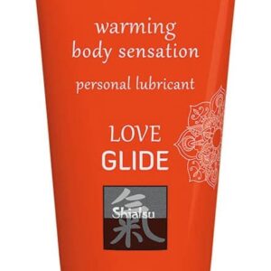 Lubrifiant pe baza de apa unisex Shiatsu Love Glide waterbased warming 100 ml efect de incalzire 4042342004953
