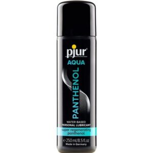 Lubrifiant pe baza de apa unisex pjur AQUA Panthenol 250 ml anal, natural 827160113841