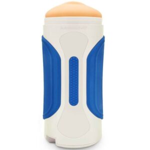 Masturbator Autoblow Autoblow 2+ XT Complete A Albastru - culoarea Pielii - Alb lungime 22.9 cm forma normala cu vibratii 760488746875