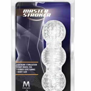 Masturbator Blush M For Men Master Stroker Clear Transparent lungime 15 cm forma normala 735380613129