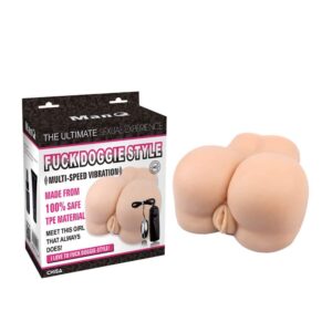 Masturbator Chisa Novelties Fuck Doggie Style! culoarea Pielii lungime 22 cm forma anus - vagin cu vibratii 759746509536