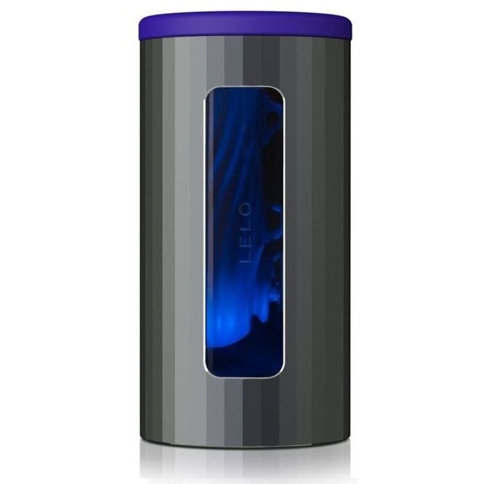 Masturbator Lelo F1S V2X Blue Albastru lungime 14.3 cm forma normala cu vibratii - cu aplicatie SmartPhone 7350075028366