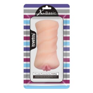 Masturbator Lovetoy X-Basic Pocket Pussy Flesh culoarea Pielii lungime 13 cm forma vagin 6970260908870