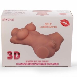 Masturbator Mistress Double Hole 3D II culoarea Pielii lungime 35 cm forma sani - anus - vagin 5999560511307