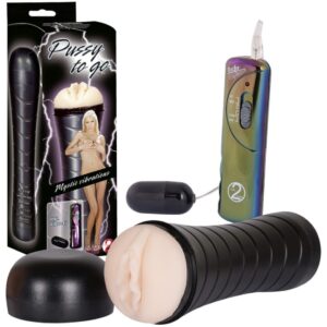 Masturbator Orion Pussy To Go Vibro culoarea Pielii lungime 23 cm forma vagin cu telecomanda - cu vibratii 4024144567119