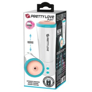 Masturbator Pretty Love Pretty Love Aby Anus culoarea Pielii - Alb lungime 24.6 cm forma anus cu vibratii 16959532331752
