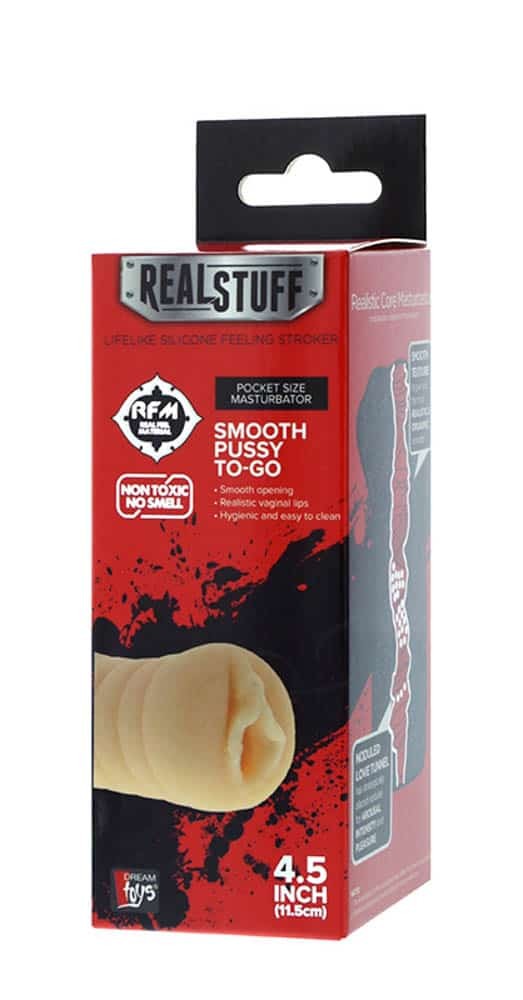 Masturbator RealStuff RealStuff Smooth Pussy To-Go culoarea Pielii lungime 11.5 cm forma vagin 4892503601121 Masturbator RealStuff RealStuff Smooth Pussy To-Go culoarea Pielii lungime 11.5 cm forma vagin 4892503601121