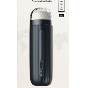 Masturbator Svakom Hannes Neo Albastru lungime 28.6 cm forma normala cu vibratii - cu aplicatie SmartPhone 6959633197882