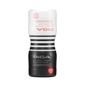 Masturbator Tenga DUAL SENSATION CUP EXTREMES Negru - Alb lungime 15.5 cm forma normala 4570030972524