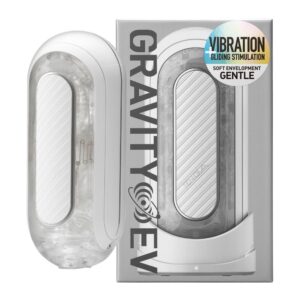 Masturbator Tenga FLIP ZERO GRAVITY EV Electronic Vibration Alb lungime 18 cm forma normala cu vibratii 4570030978946