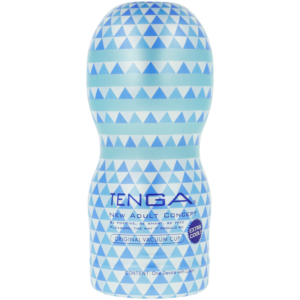 Masturbator Tenga ORIGINAL VACUUM CUP EXTRA COOL Albastru lungime 15.6 cm forma normala 4570030974993