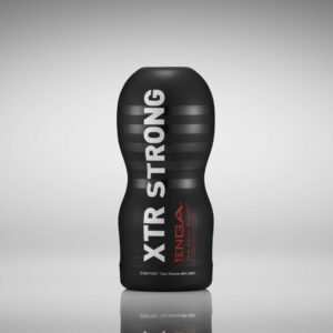 Masturbator Tenga ORIGINAL VACUUM CUP EXTRA STRONG Negru lungime 15.5 cm forma normala 4570030977888
