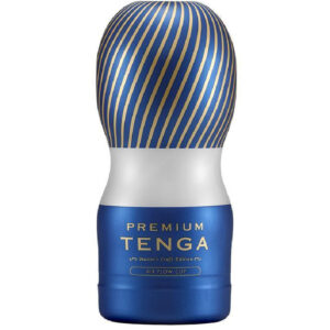 Masturbator Tenga PREMIUM AIR FLOW CUP Albastru - Galben lungime 15.5 cm forma normala 4570030973323