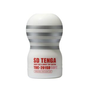 Masturbator Tenga SD ORIGINAL VACUUM CUP Gentle Alb - Argintiu lungime 12 cm forma normala 4570030976416
