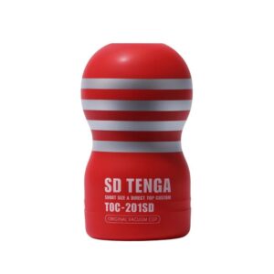 Masturbator Tenga SD ORIGINAL VACUUM CUP Rosu - Alb lungime 12 cm forma normala 4570030976409