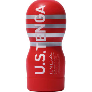 Masturbator Tenga U.S. ORIGINAL VACUUM CUP Rosu - Alb lungime 18 cm forma normala 4570030976430