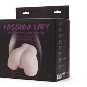 Masturbator Voluptas Passion Lady Pussy & Anal Flesh culoarea Pielii lungime 15.5 cm forma anus - vagin cu telecomanda - cu vibratii 6959532315226