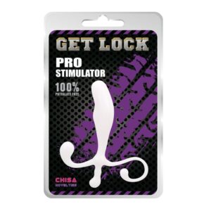 Stimulator Prostata Pro Stimulator Chisa Novelties Alb grosime 2.5 cm lungime 12.5 cm 759746400987