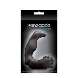 Stimulator Prostata Renegade Vibrating Massager II NS Toys Negru grosime 3.5 cm lungime 12.1 cm vibratii 657447090172