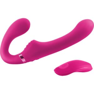 Strap On unisex Dildo Inclus NS Toys Shi/Shi Midnight Rider Negru 11 - 14 - 21.3 cm 657447105289