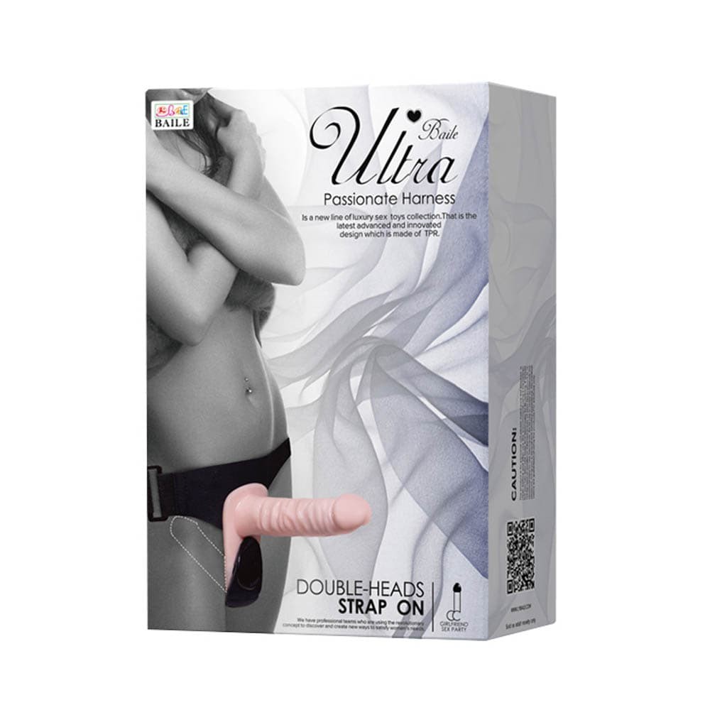 Strap On unisex Dildo Inclus Voluptas Ultra Passionate Ham culoarea Pielii 10 - 18 cm 6959532317572