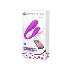 Vibrator Clitoris August Aplicatie Telefon Pretty Love 3.1 grosime 9.5 cm lungime Violet 6959532321265