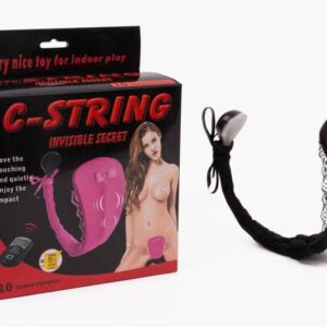 Vibrator Clitoris C-string Invisible Secret telecomanda Debra 8 grosime 13 cm lungime Violet 6959532308532