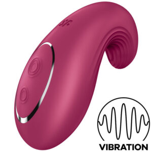 Vibrator Clitoris Dipping Delight berry Satisfyer 2 - 4.4 grosime 9.2 cm lungime Visiniu 4061504044279