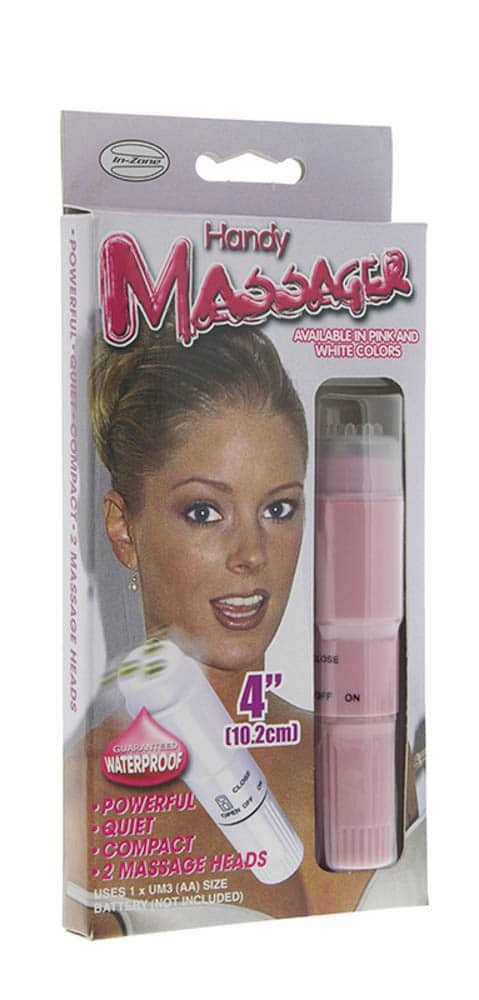Vibrator Clitoris Handy massager 4 Noduled Pad Nmc 2 grosime 10.2 cm lungime Roz 4892503029543 Vibrator Clitoris Handy massager 4 Noduled Pad Nmc 2 grosime 10.2 cm lungime Roz 4892503029543