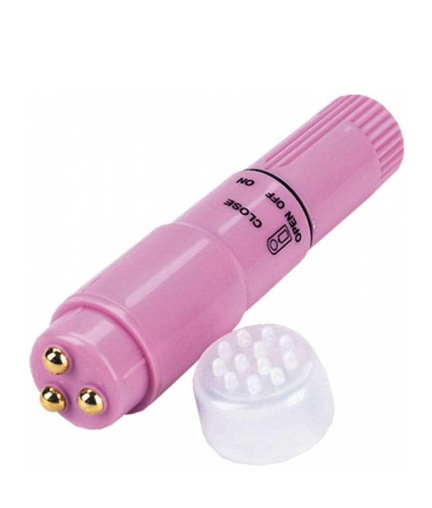 Vibrator Clitoris Handy massager 4 Noduled Pad Nmc 2 grosime 10.2 cm lungime Roz 4892503029543 Vibrator Clitoris Handy massager 4 Noduled Pad Nmc 2 grosime 10.2 cm lungime Roz 4892503029543
