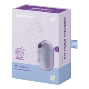 Vibrator Clitoris Pro To Go 2 Satisfyer 1.9 - 6 grosime 8.5 cm lungime Violet 4061504045122