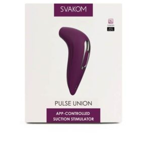Vibrator Clitoris Pulse Union Aplicatie Telefon Svakom 4 grosime 12.2 cm lungime Violet 6959633144350