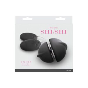 Vibrator Clitoris Shi/Shi Union Girl/Girl Vibe telecomanda NS Toys 7.5 grosime 8.8 cm lungime Negru 657447098383