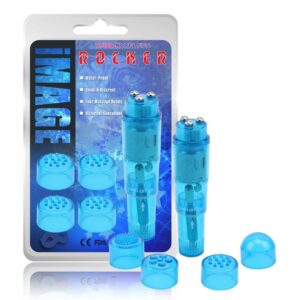 Vibrator Clitoris The Ultimate Mini Massager Chisa Novelties 2.5 grosime 10.8 cm lungime Albastru 759746341211