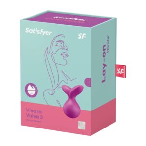 Vibrator Clitoris Viva la Vulva 3 Satisfyer 4.5 grosime 8.5 cm lungime Violet 4049369043729