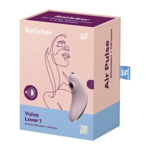 Vibrator Clitoris Vulva Lover 1 Satisfyer 4 - 4.5 grosime 12.3 cm lungime Violet 4061504018607