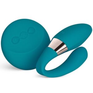 Vibrator Lelo Tiani Duo stimulare clitoris - punctul G - telecomanda grosime 3 - 4.5 cm lungime 9 cm 7350075028410
