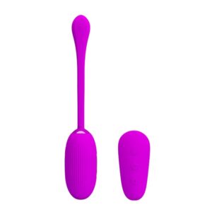 Vibrator Mini control telecomanda Pretty Love Shock Fun 3.2 cm grosime Violet 6959532321777
