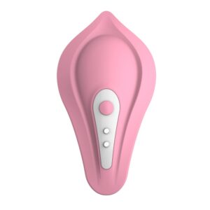 Vibrator Mini heating Voluptas Firefly Vibrador externo recargable Candy 5.1 cm grosime Roz 8400083796265