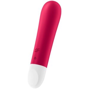 Vibrator Mini stimulare clitoris Satisfyer Ultra Power Bullet 1 2.5 cm grosime Rosu 4061504009582