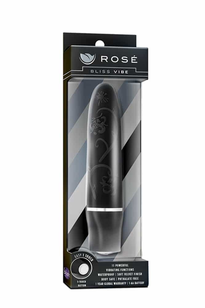 Vibrator Mini stimulare punctul G Blush Rose Bliss Vibe 2 cm grosime Negru 702730697139 Vibrator Mini stimulare punctul G Blush Rose Bliss Vibe 2 cm grosime Negru 702730697139