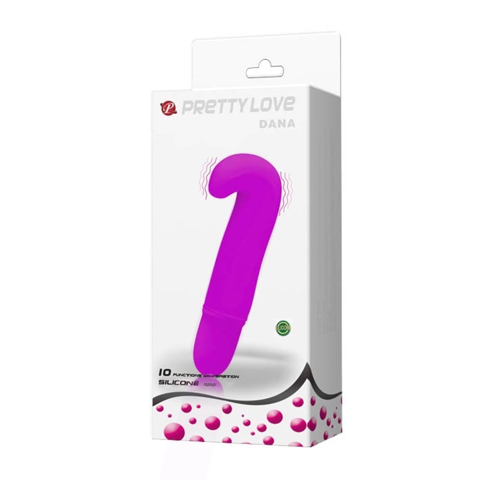 Vibrator Mini stimulare punctul G Pretty Love Dana 2.2 cm grosime Violet 6959532313475 Vibrator Mini stimulare punctul G Pretty Love Dana 2.2 cm grosime Violet 6959532313475