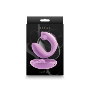 Vibrator NS Toys Desirephoria Magenta dublu grosime 3 cm lungime 14.5 cm 657447107313