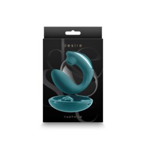 Vibrator NS Toys Desirephoria Teal dublu grosime 3 cm lungime 14.5 cm 657447107320