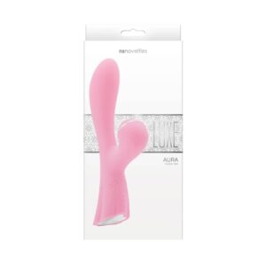 Vibrator NS Toys Luxe Aura stimulare clitoris - punctul G grosime 3.8 cm lungime 19.5 cm 657447103773