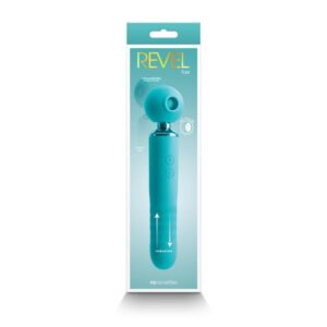 Vibrator NS Toys Revel Fae Teal grosime 4.2 cm lungime 19.5 cm 657447106217