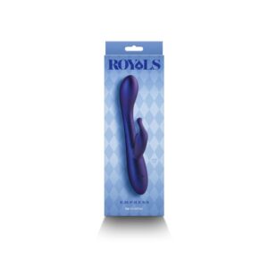 Vibrator NS Toys Royals Empress- Metallic stimulare clitoris - punctul G grosime 3.2 cm lungime 19.1 cm 657447107139