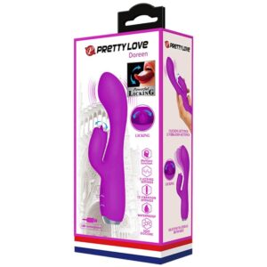 Vibrator Pretty Love Doreen 2 stimulare clitoris - punctul G grosime 3.6 cm lungime 19.8 cm 6959532332254
