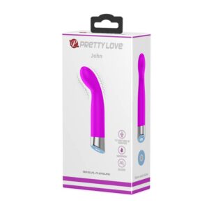 Vibrator Pretty Love John punctul G grosime 2.7 cm lungime 14.6 cm 6959532323078